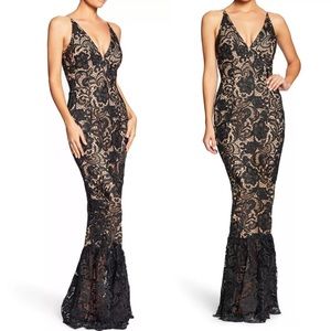 NEW Dress the Population Sophia Mermaid Gown